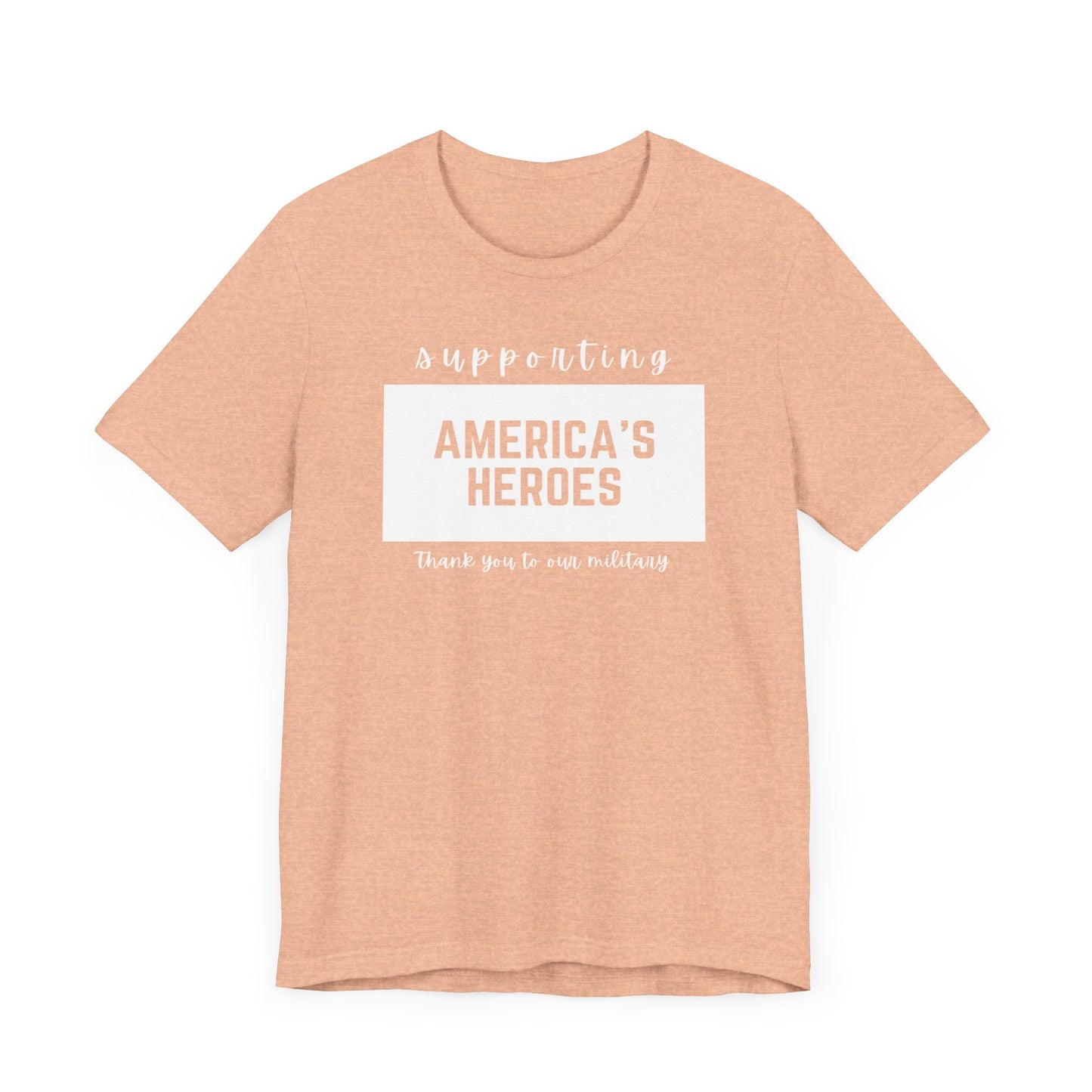 Women's Supporting Military Tee