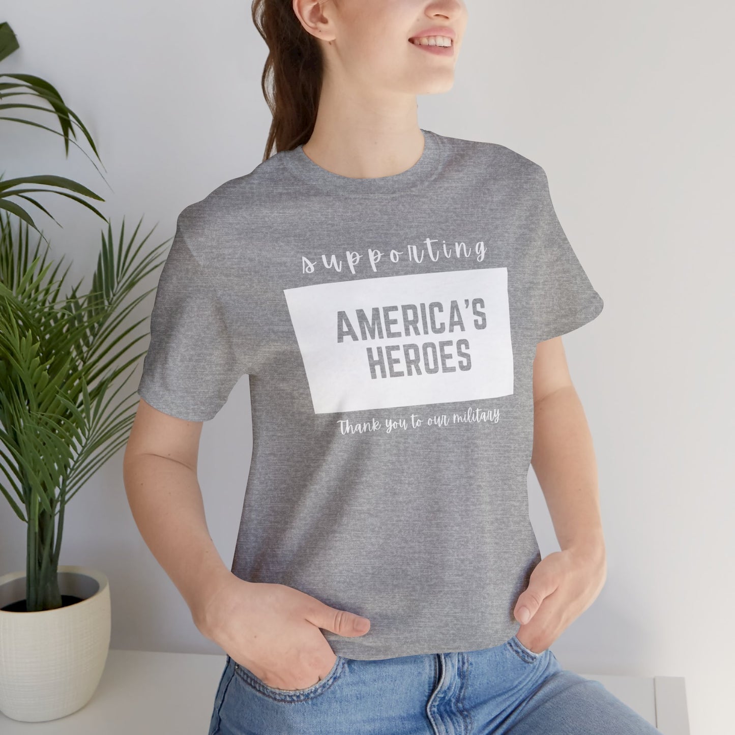 Women's Supporting Military Tee