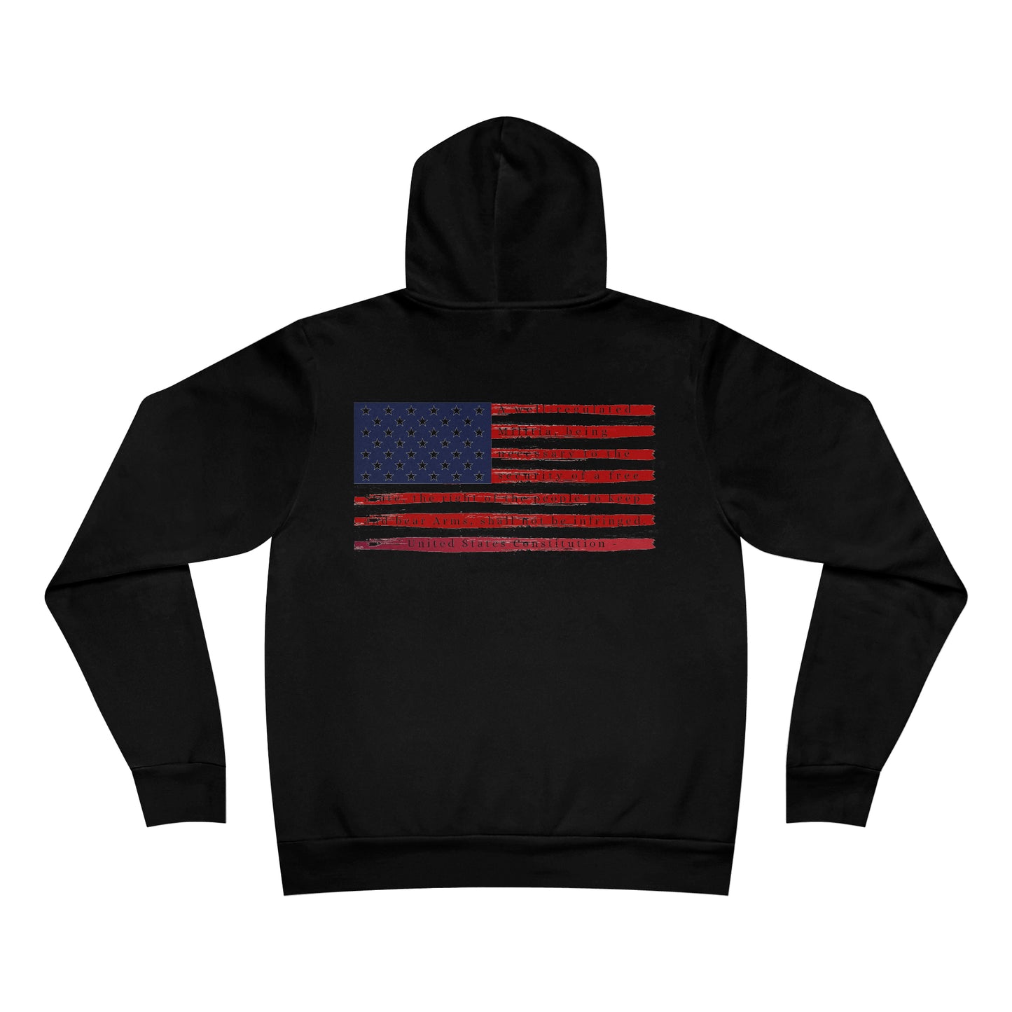 Unisex 2nd Amendment Flag Hoodie